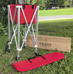 Keranjang Bola Tenis Padel Pickleball Beroda Kapasitas Besar 160 Bola Kualitas Terbaik / Foldable Ball Cart Portable Ball Hopper with Wheels