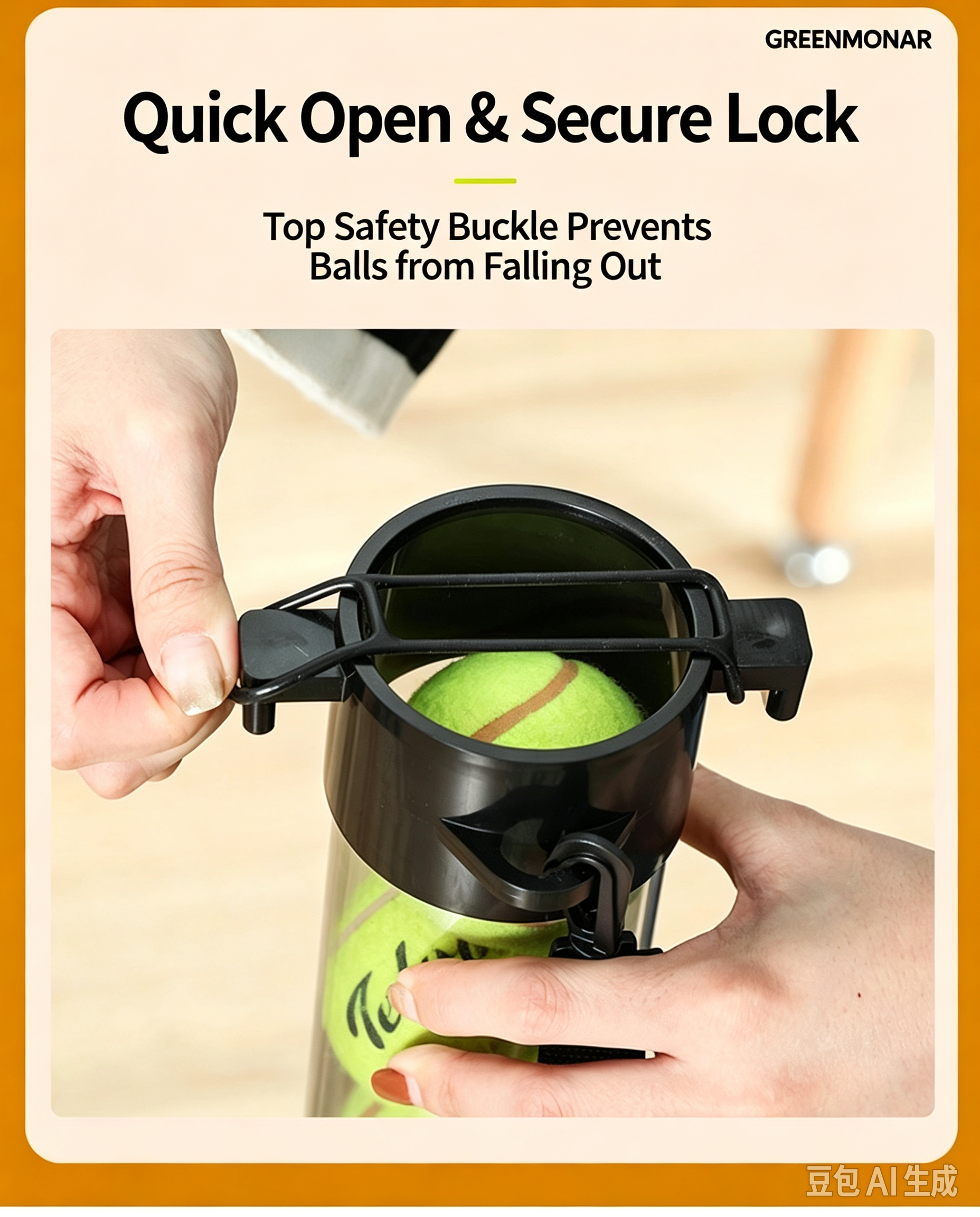 Portable Tennis Ball Collector Tube Pick Up Tool Holds 15 Balls OEM ODM Customization