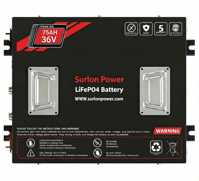 Surlon Power LFP |  Lithium Golf Cart Battery 36V 75Ah