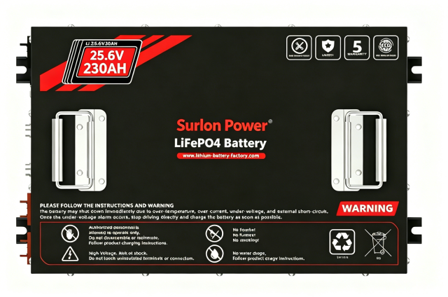 Surlon Power LFP | Floor Scrubber Lithium Battery 24V 230Ah