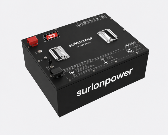 Discover the surlonwpeor 36V 150Ah LiFePO4 floor scrubber battery with 5,760Wh energy, IP65 protection, fast charging, long cycle life, and intelligent BMS.