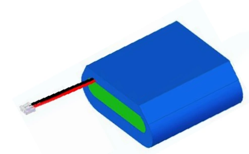 10.8V 5Ah custom NCM lithium battery pack with PVC packaging