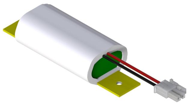 6.4V 1.6Ah LiFePO4 Light Battery Pack | 2S1P 10.24Wh