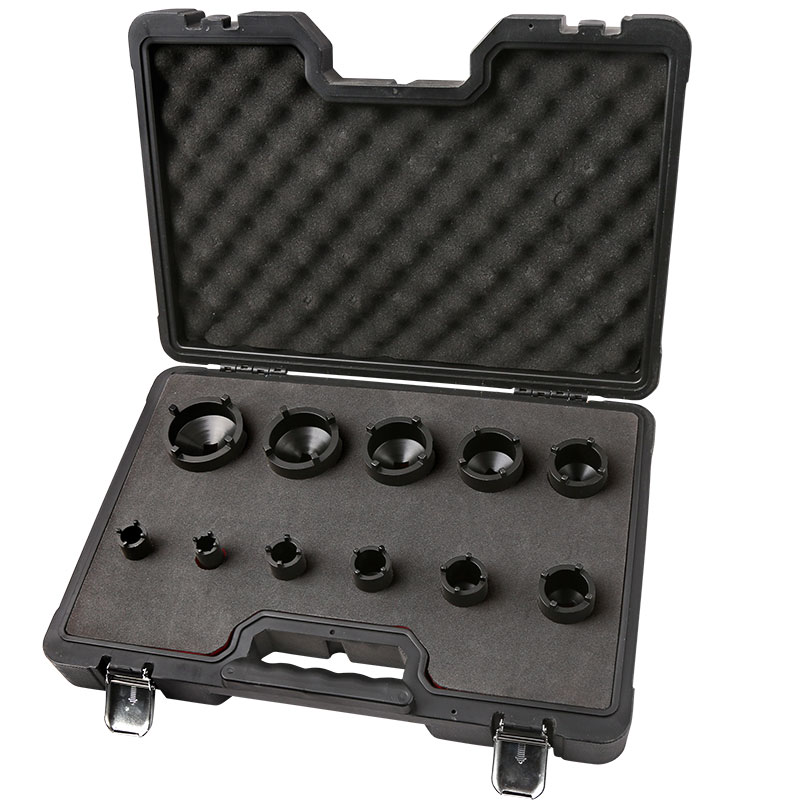 1/2" Outside Teeth 11pcs Groove Nut Socket Set