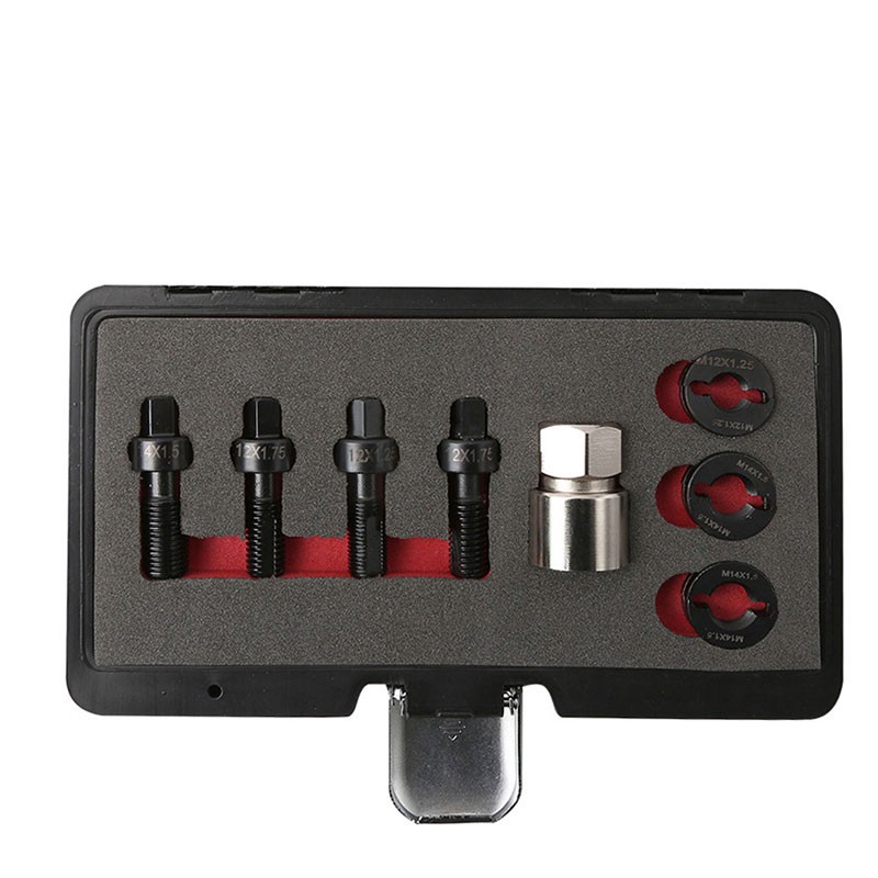 9PCS Wheel Stud Master Re-threader Kit