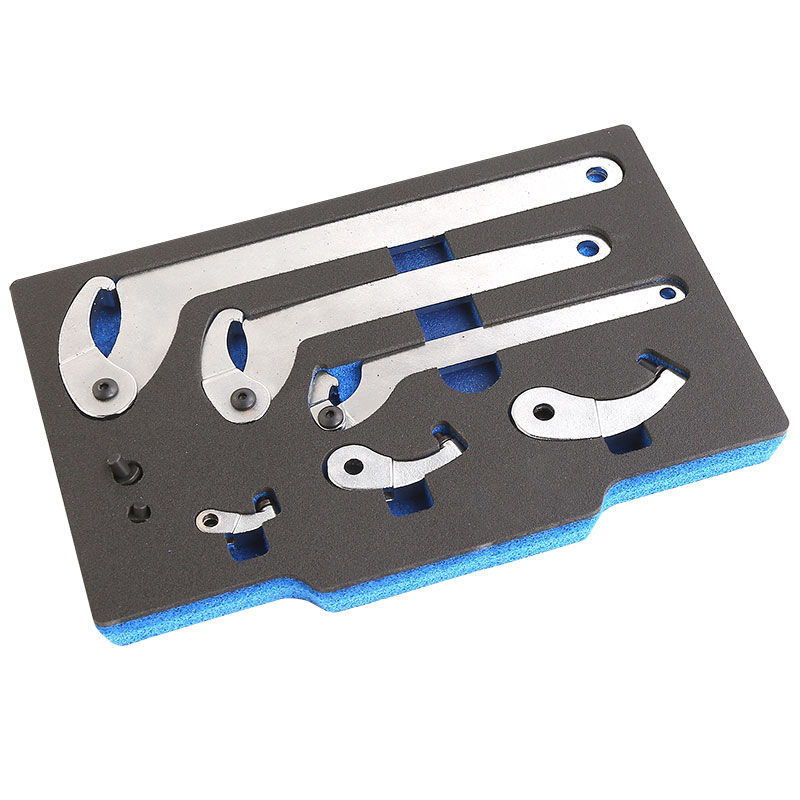 8-piece Hook Wrench Set 35 - 120 mm
