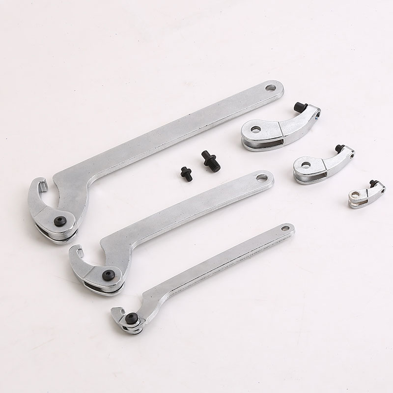 8-piece Hook Wrench Set 35 - 120 mm