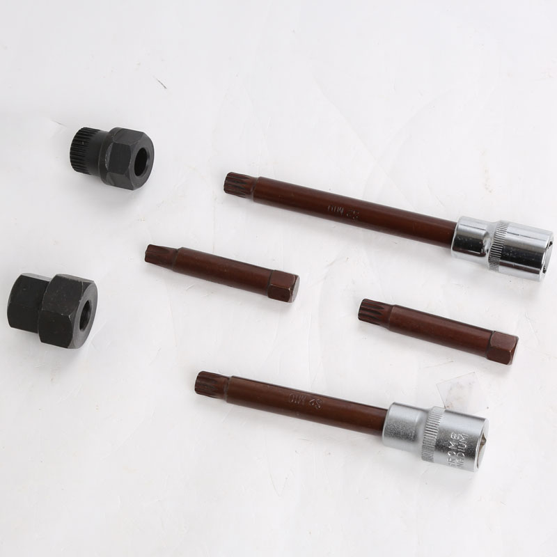 6PC Alternator Freewheel Pulley Removal Set