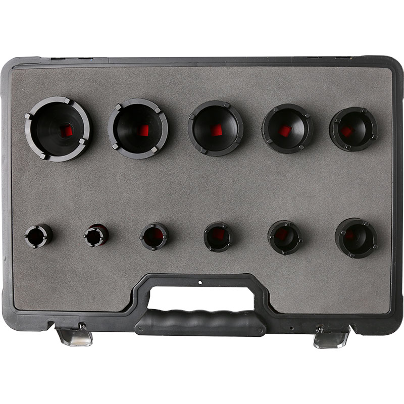 1/2" Outside Teeth 11pcs Groove Nut Socket Set