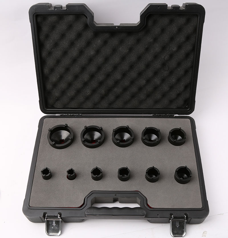 1/2" Outside Teeth 11pcs Groove Nut Socket Set