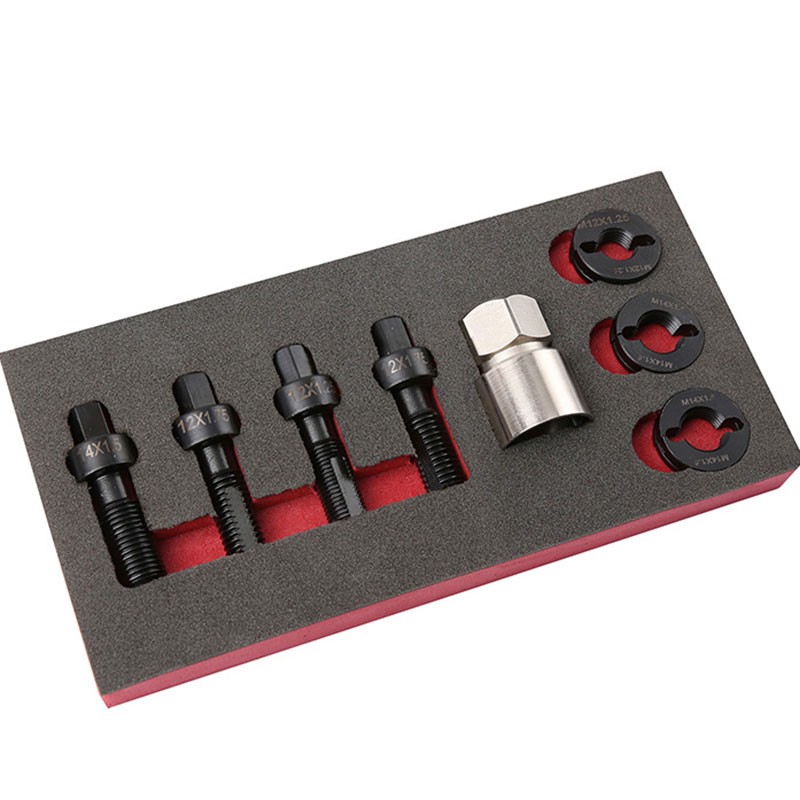 9PCS Wheel Stud Master Re-threader Kit