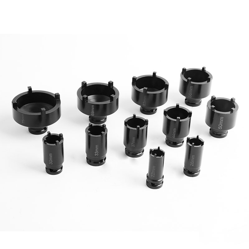 1/2" Outside Teeth 11pcs Groove Nut Socket Set
