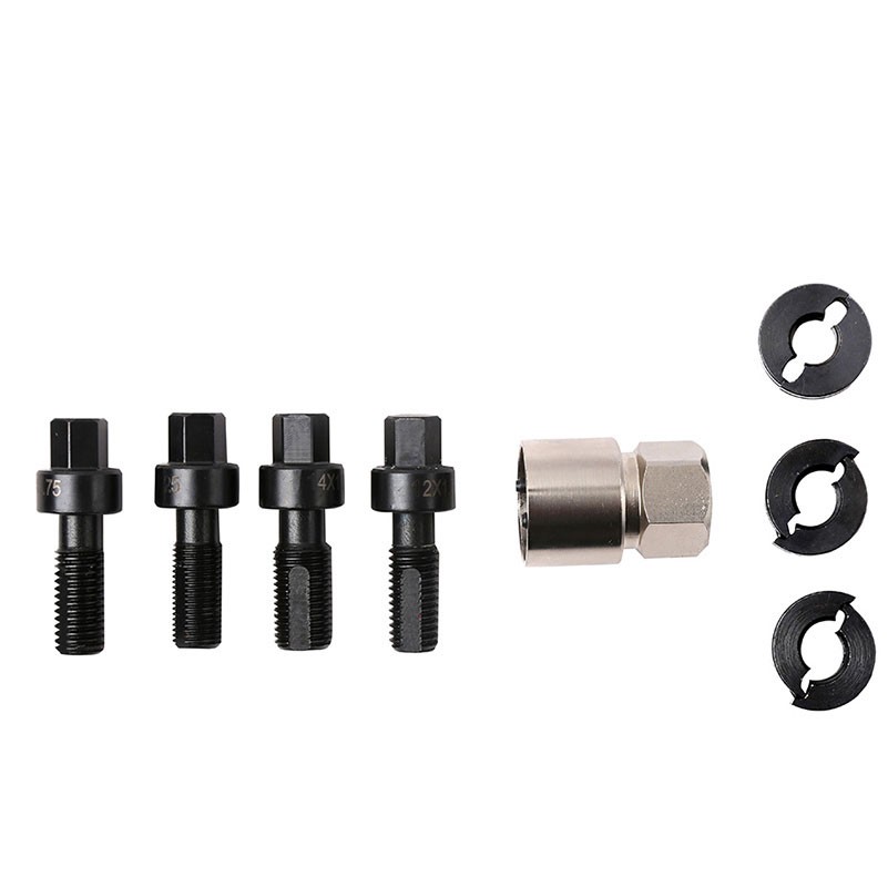 9PCS Wheel Stud Master Re-threader Kit