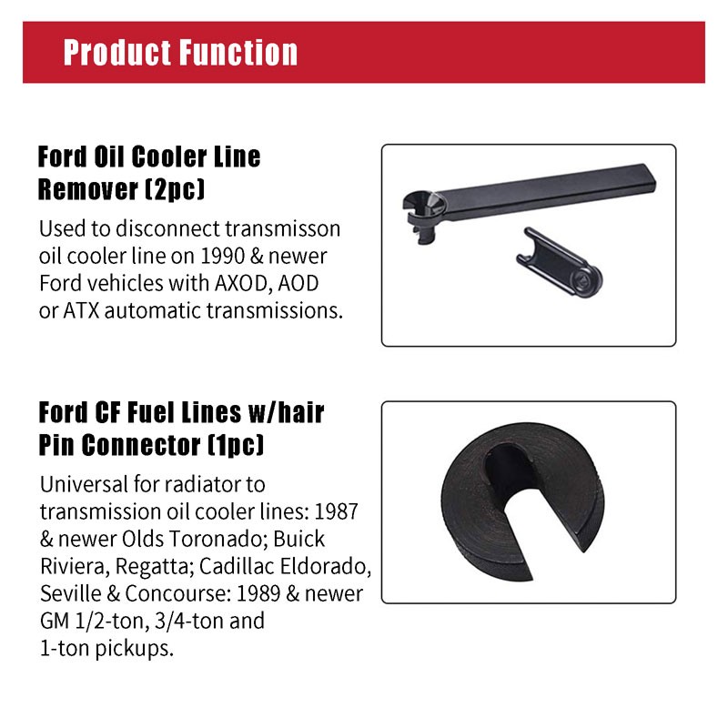A/C Disconnect Tool Set