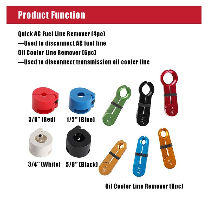 A/C Disconnect Tool Set