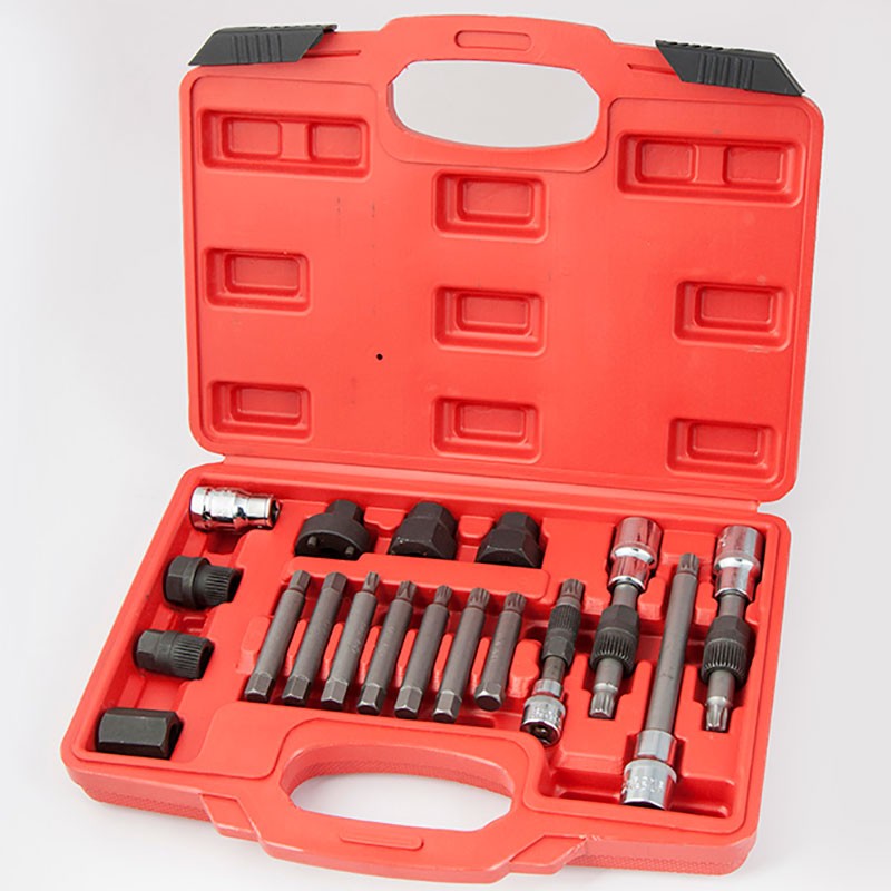 18pc Alternator Freewheel Pulley Removal Set