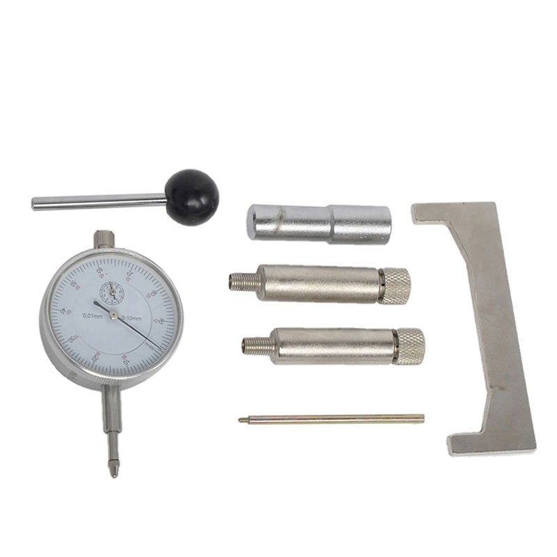 7pcs Diesel Fuel Injection Pump Static Adjusting Timing Indicator Gauge Tools
