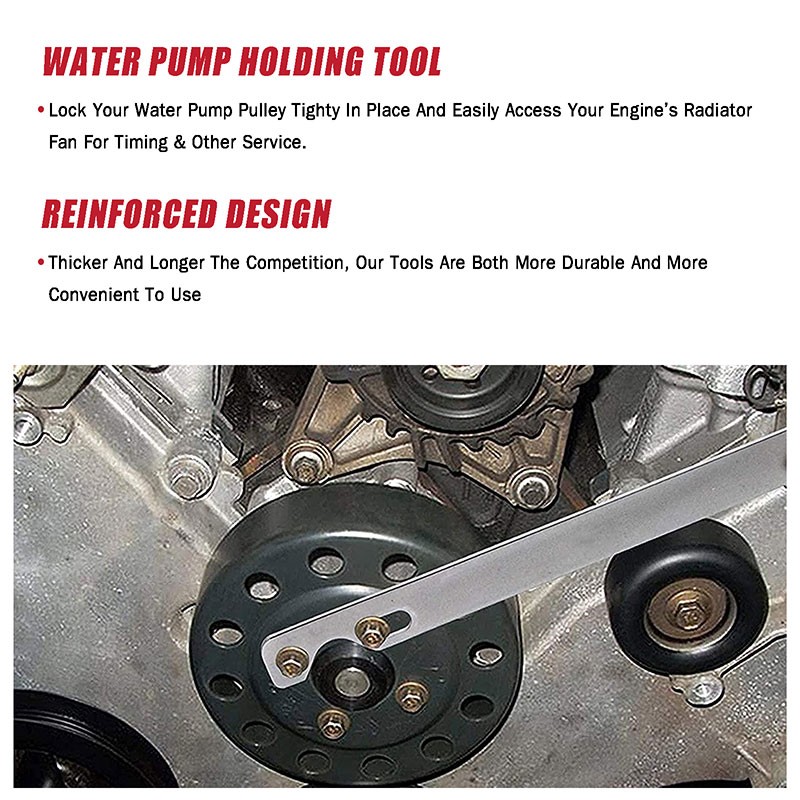 BMW 32mm Fan Clutch Nut Wrench Water Pump Holder Removal Tool Kit