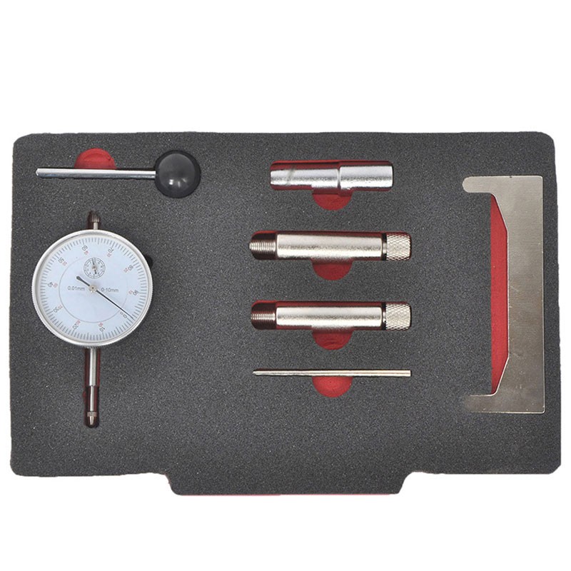 7pcs Diesel Fuel Injection Pump Static Adjusting Timing Indicator Gauge Tools