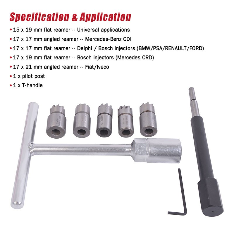 7PCS Diesel Injector Cutter Set