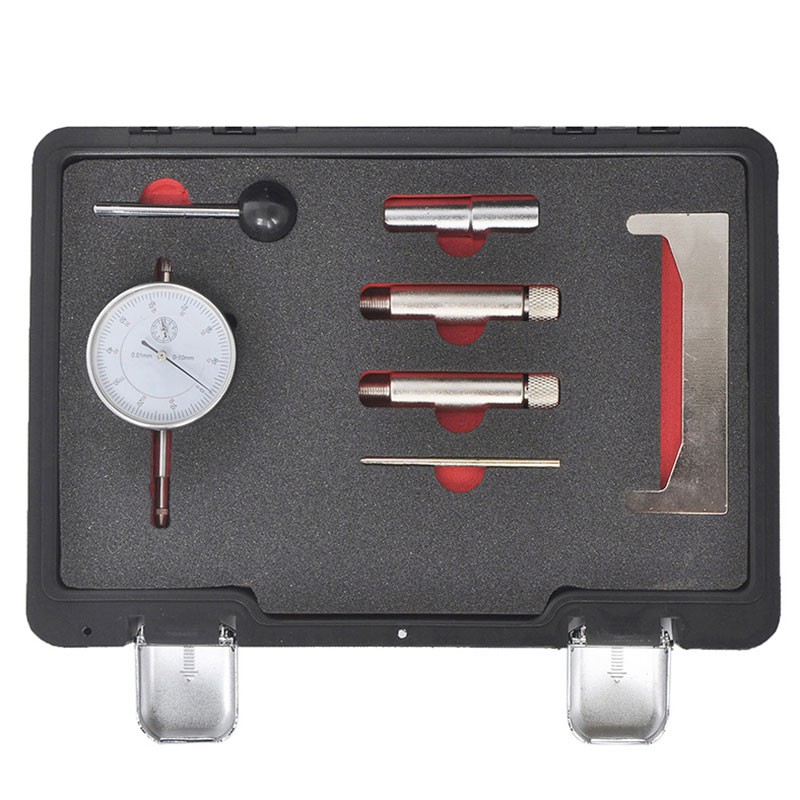 7pcs Diesel Fuel Injection Pump Static Adjusting Timing Indicator Gauge Tools
