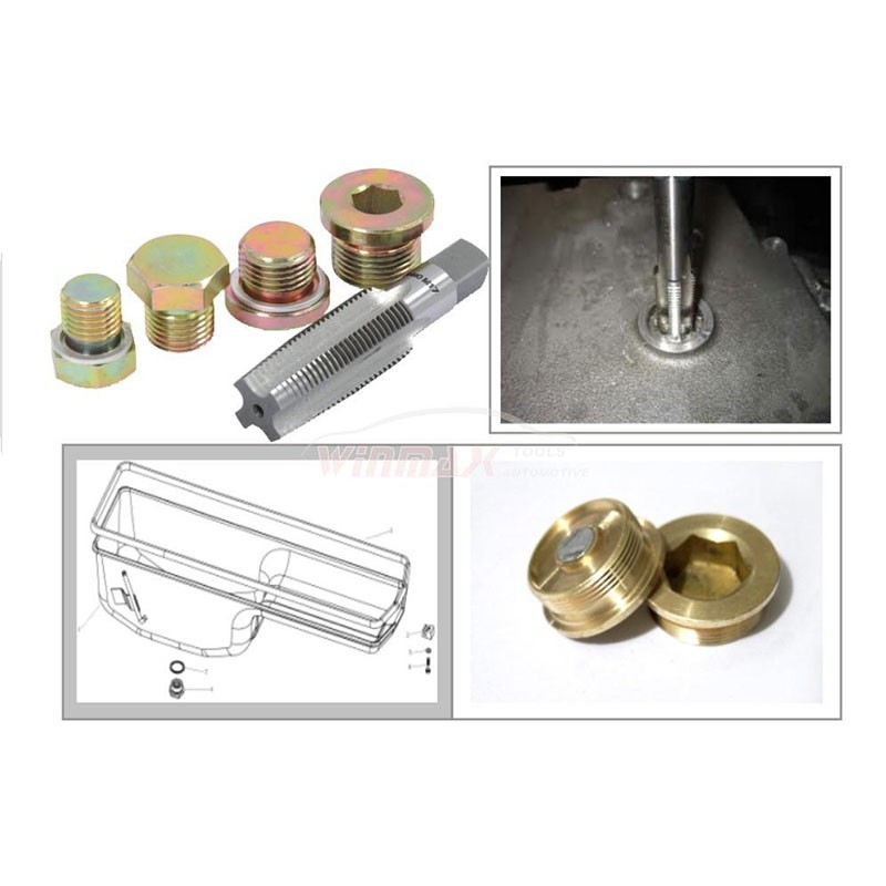 114PC Oil Pan Thread Repair Set