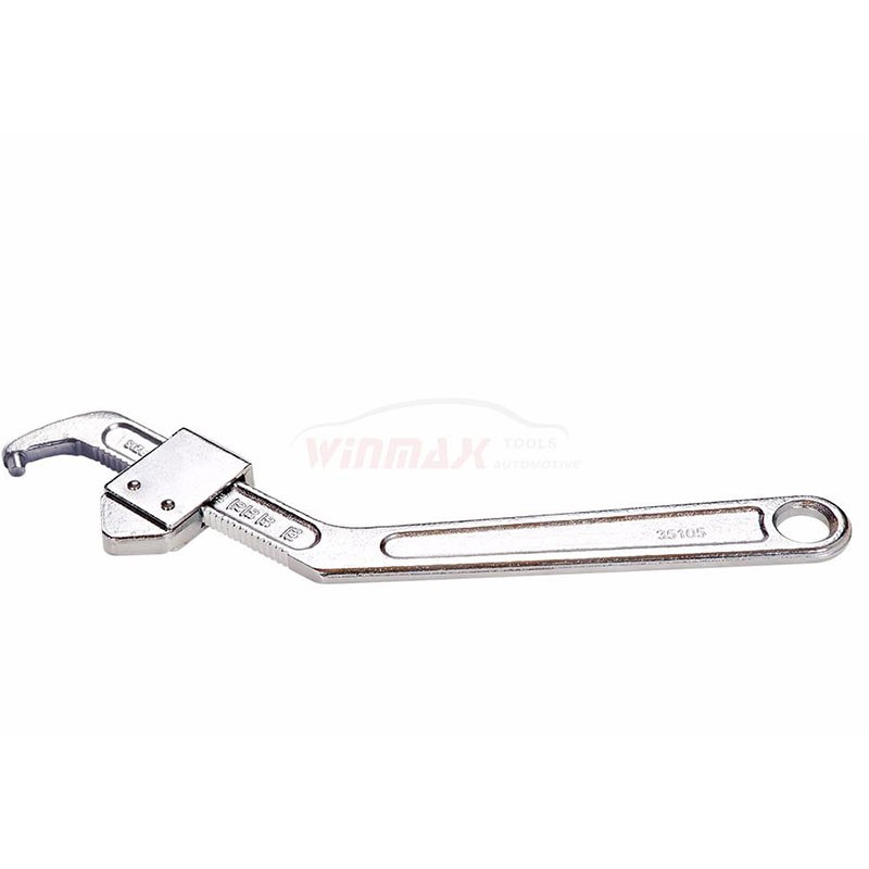 日式可调钩型扳手（圆头）