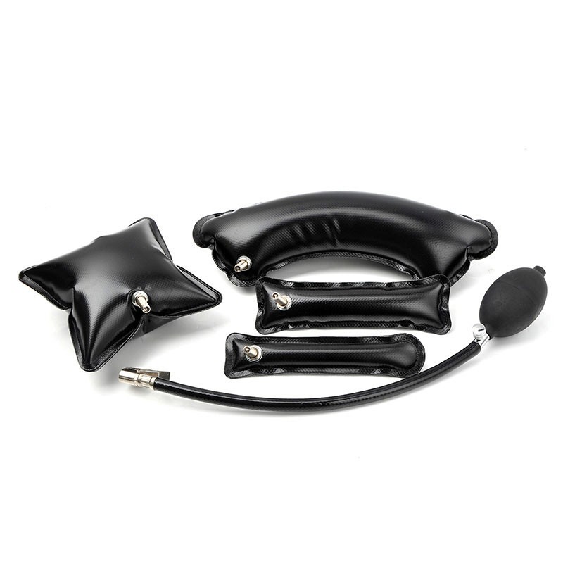 5PCS Air Inflating Pillow Set