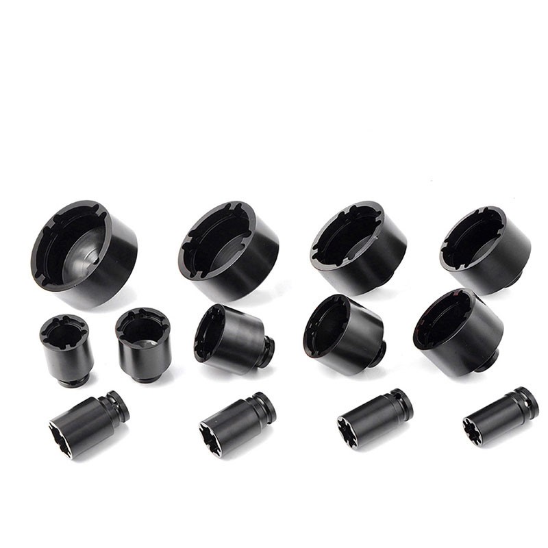 13PCS Special Socket Set with Inside Tooth for Grooved Nuts