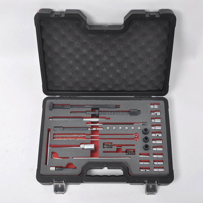 35PCS Diesel Injector Seat Cutter Set and Manhole Cleaning Set