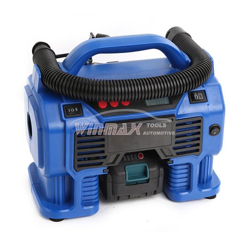 18V Li-ion or 12V dccigar-lighter Inflator