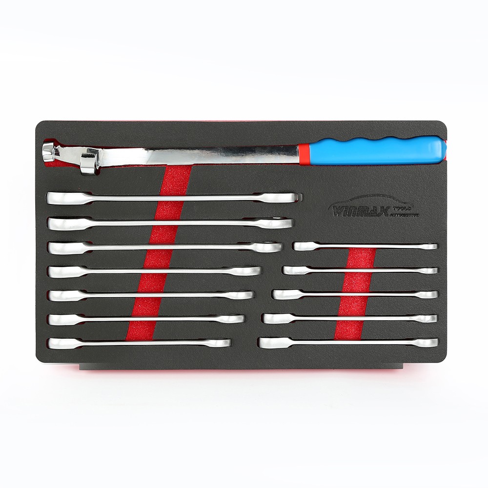 13PCS Combination Ratchet Wrench with 15inch Wrench Extender