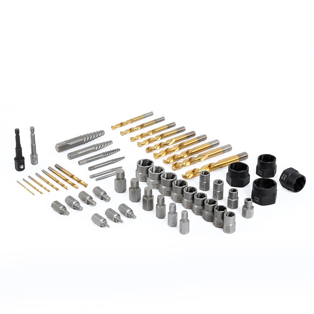 54PCS Screw Extractor/Drill Bit set