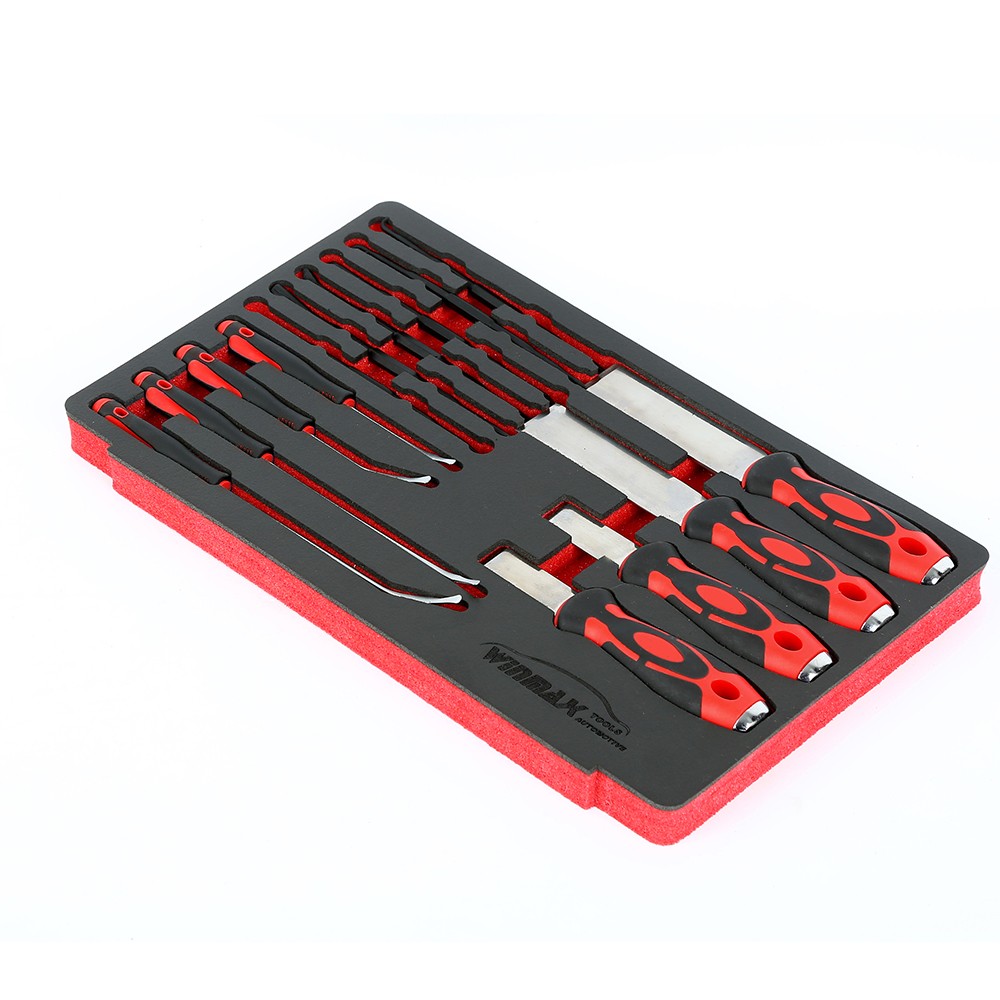 14PCS Pick, Prybar And Scraper Set