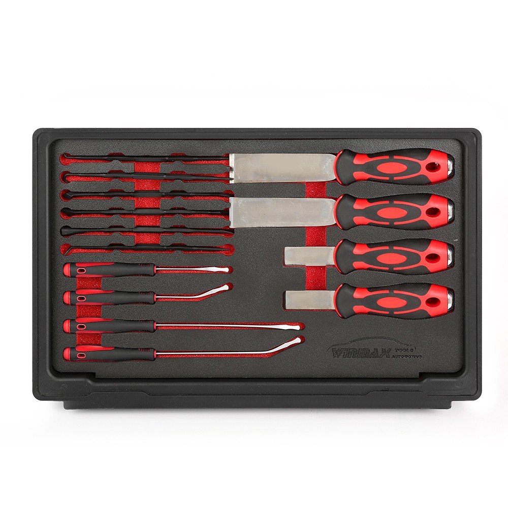 14PCS Pick, Prybar And Scraper Set