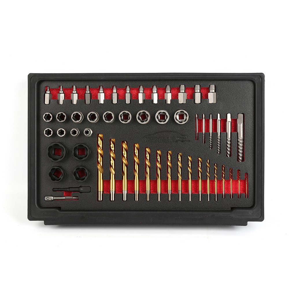54PCS Screw Extractor/Drill Bit set