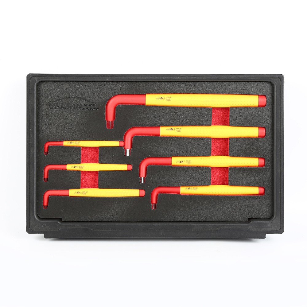 7PCS VDE Insulated Hex Key set