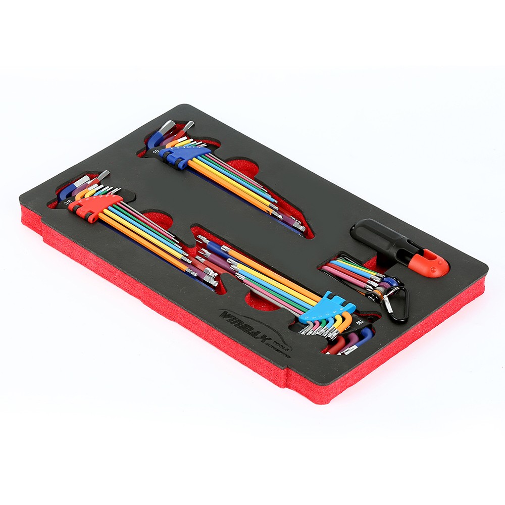 4套彩色内六角扳手组套（公英制）