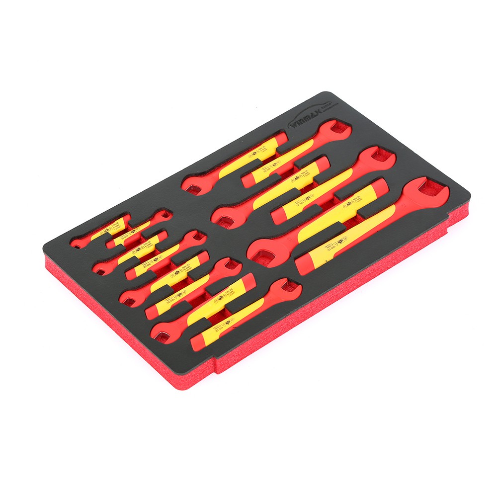 14PCS VDE Insulated Open Ended Spanners Set