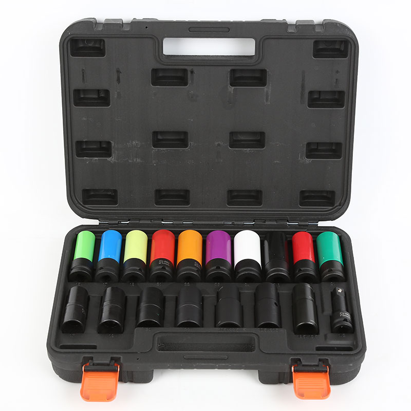 18PCS 1/2" Drive Wheel Nut Socket Set