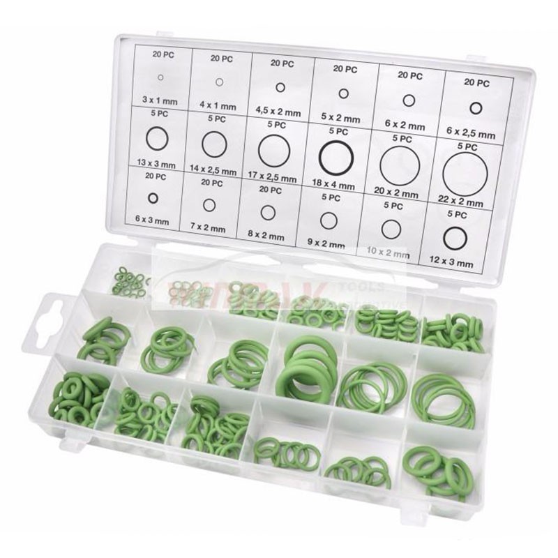 225 Piece*3-22mm Green O-ring Assortment