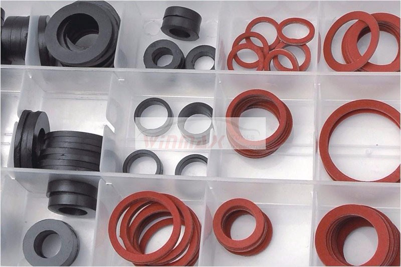 141 Piece Gasket Assortment Rubber Fibre Klingerith