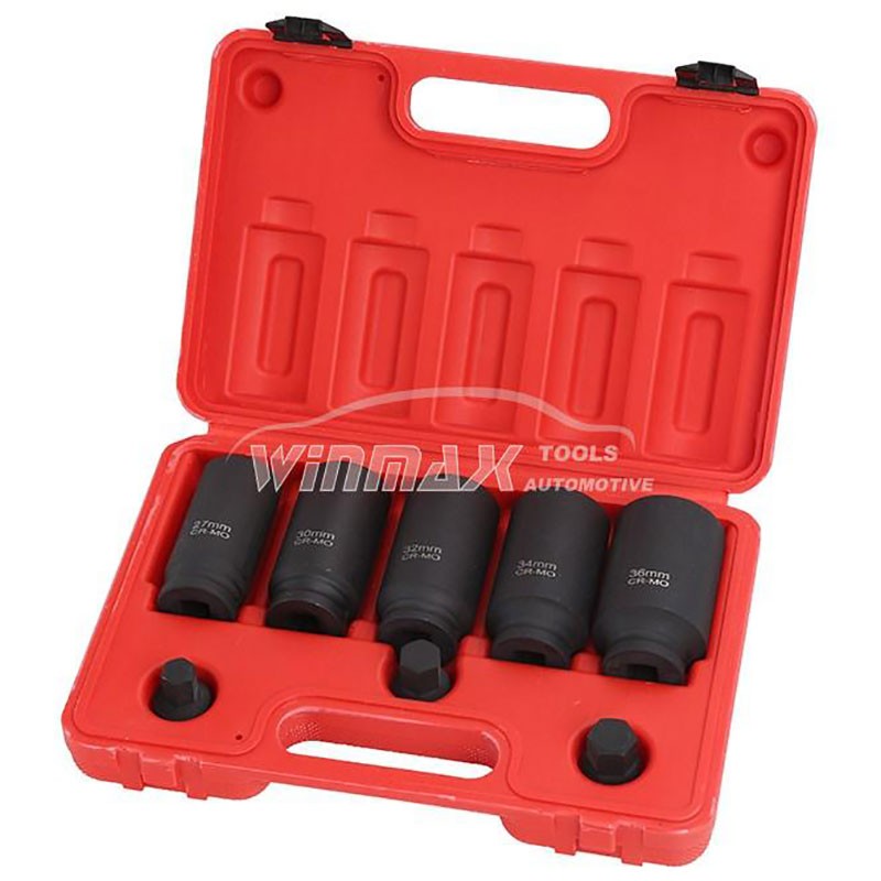 8PC 1/2"DR Deep Axle Nut Impact Socket Set