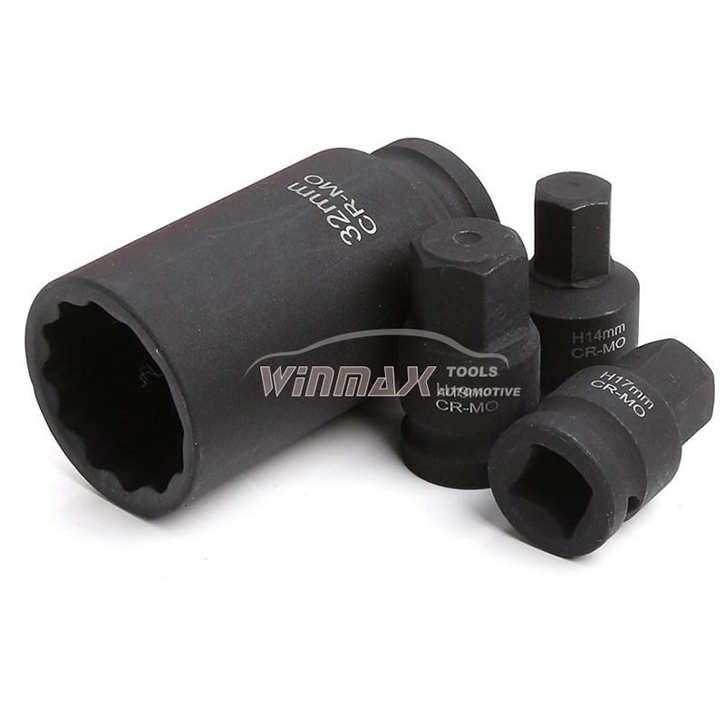 10PC 1/2" Deep Axle Nut Impact Socket Set