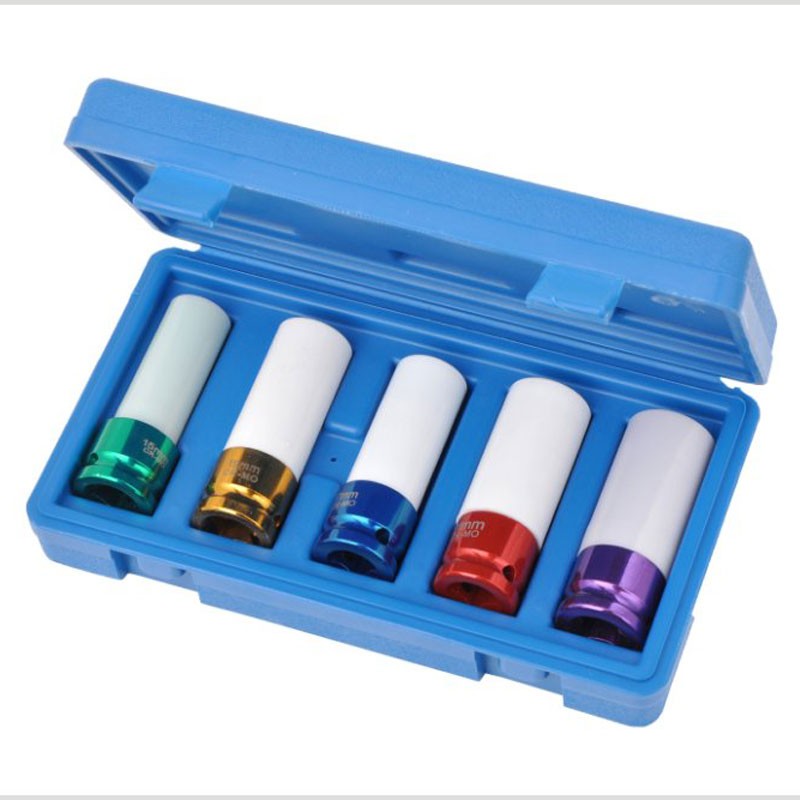 5pcs 1/ 2 inch Wheel Nut Socket Set