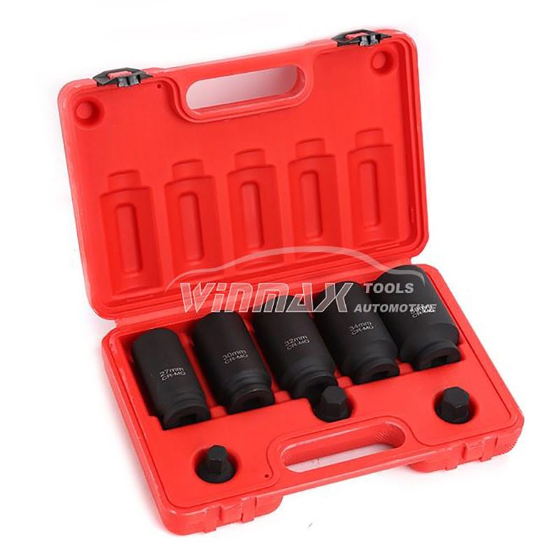 8PC 1/2"DR Deep Axle Nut Impact Socket Set