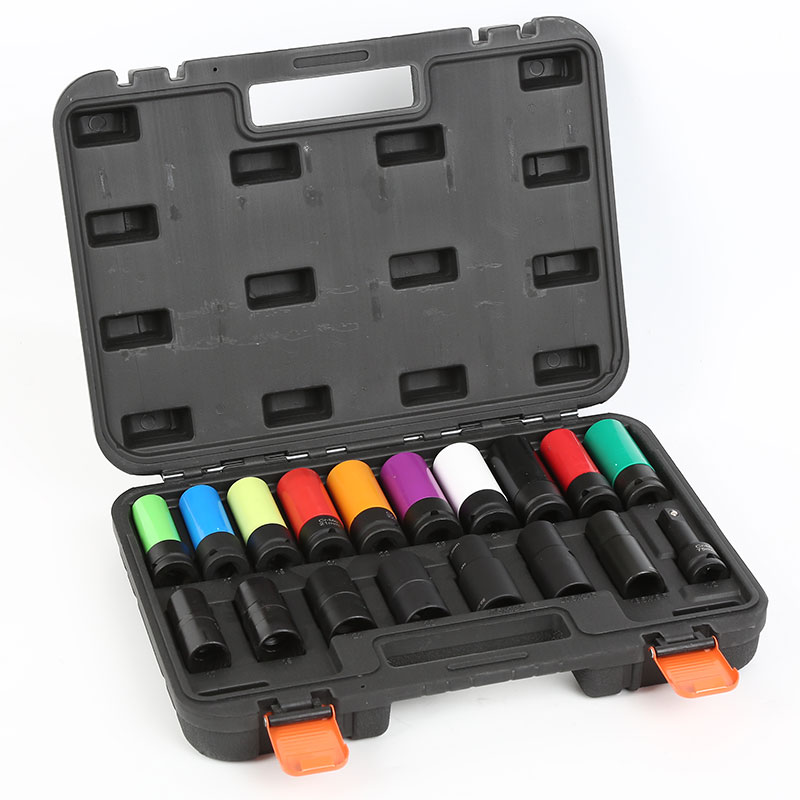 18PCS 1/2" Drive Wheel Nut Socket Set