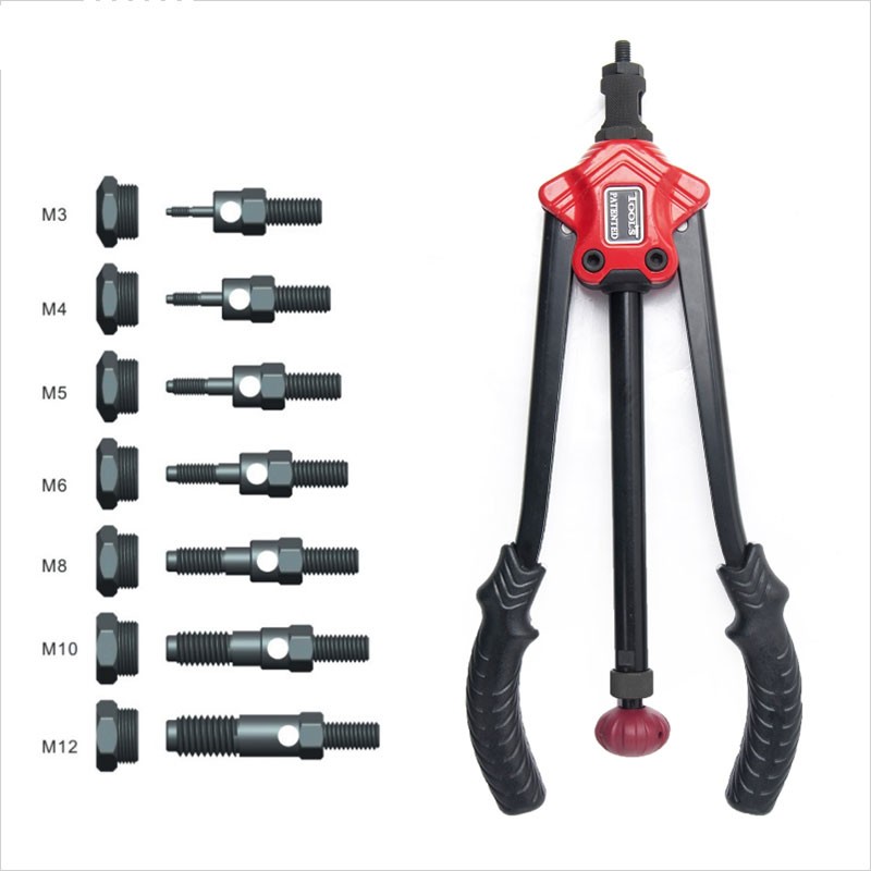 Aluminum Alloy Body Pumping Rod Hand Nut Riveter