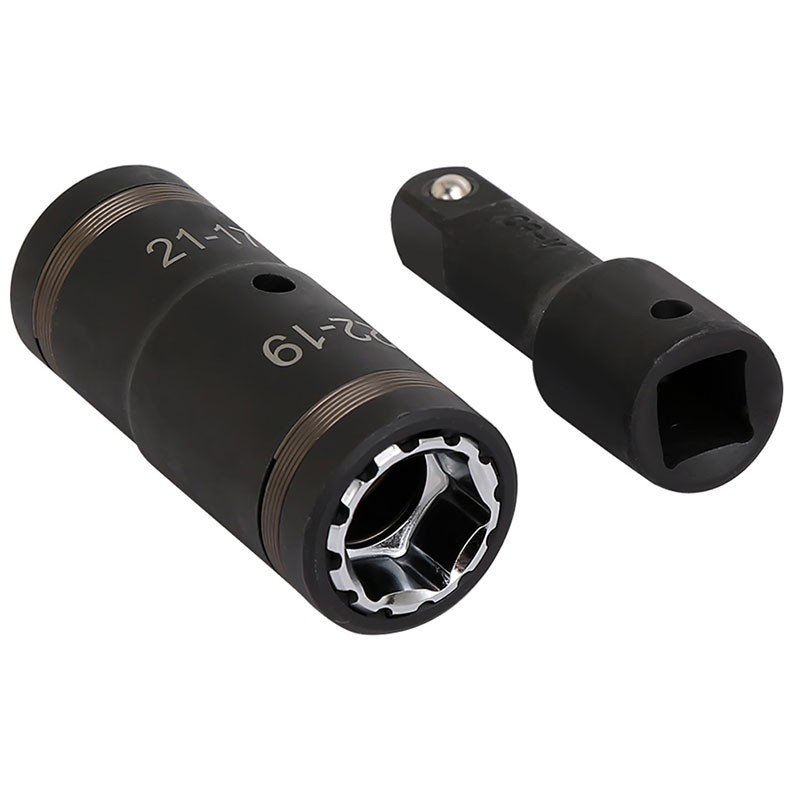 2pc 4-in-1 Tire Impact Socket Set