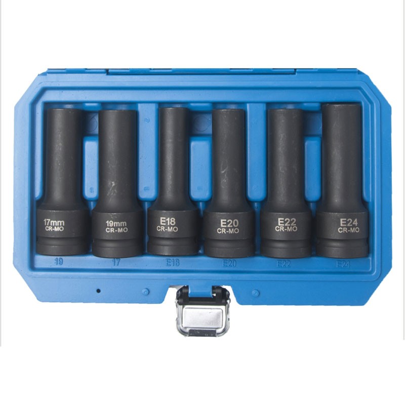 6pcs 3/4inch Impact Socket Set